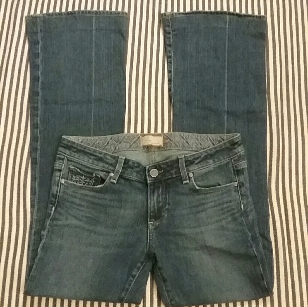 PAIGE Premium Denim-Laurel Canyon Flare Jeans Sz29